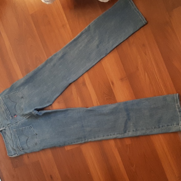 LEVI'S Original Slimming Straight Medium Wash Jeans - Size W29/L32 - Picture 6 of 9